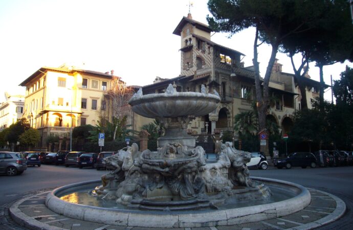 La Fontana delle Rane e il quartiere Coppedè a Roma